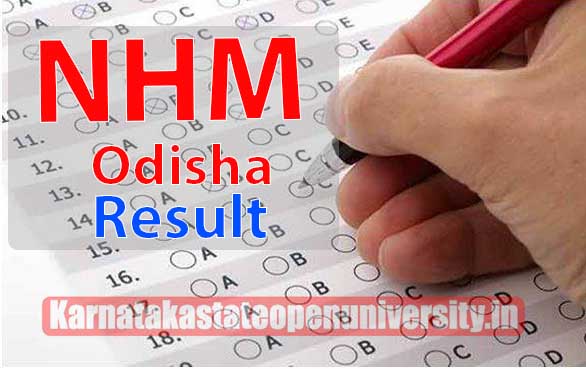NHM Odisha Result