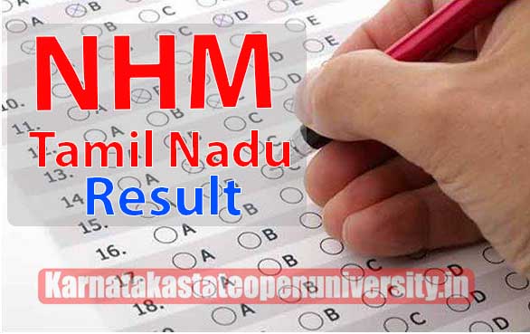 NHM Tamil Nadu Result