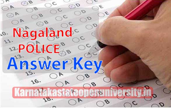Nagaland Police Answer Key