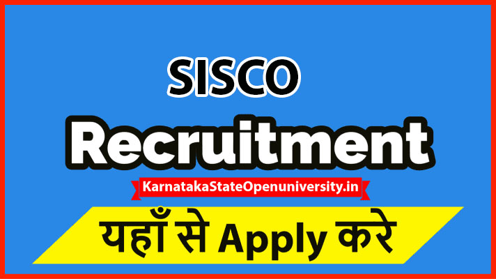 SISCO Recruitment