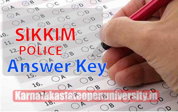 Sikkim Police Answer Key