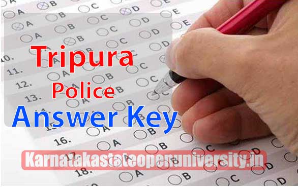Tripura Police Answer Key