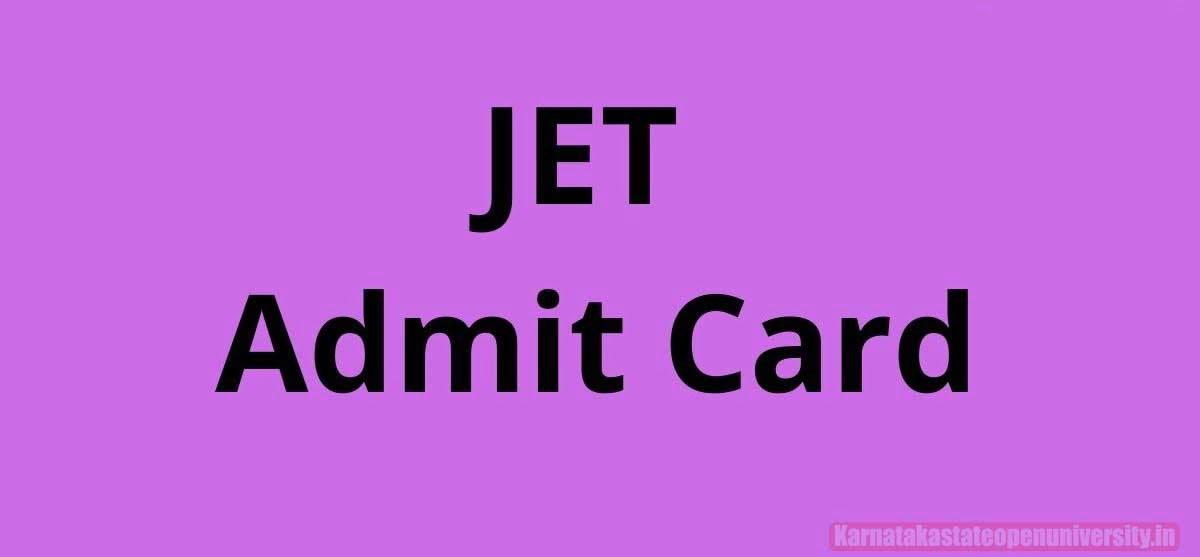 Jain Entrance Test Admit Card 2022