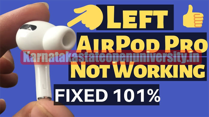 Fix Problem When One AirPod Is Not Working