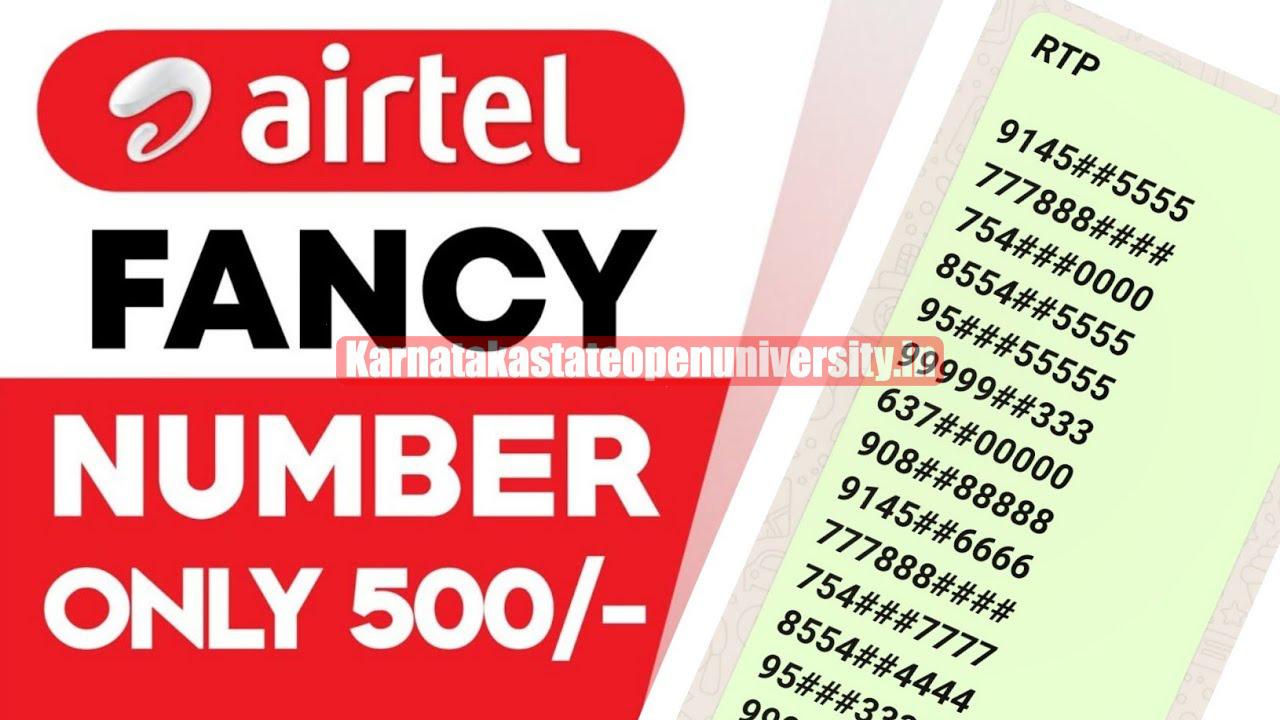 How to Get Airtel Fancy / VIP Numbers Online
