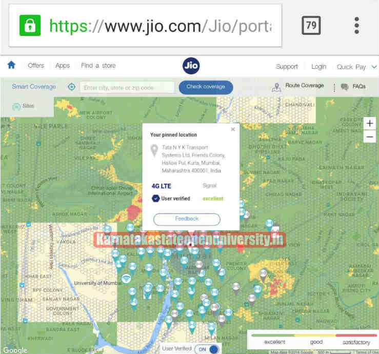 How to check Reliance JIO 4G tower signal coverage in your area