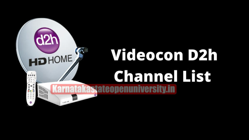 Videocon D2h Channel List 2022