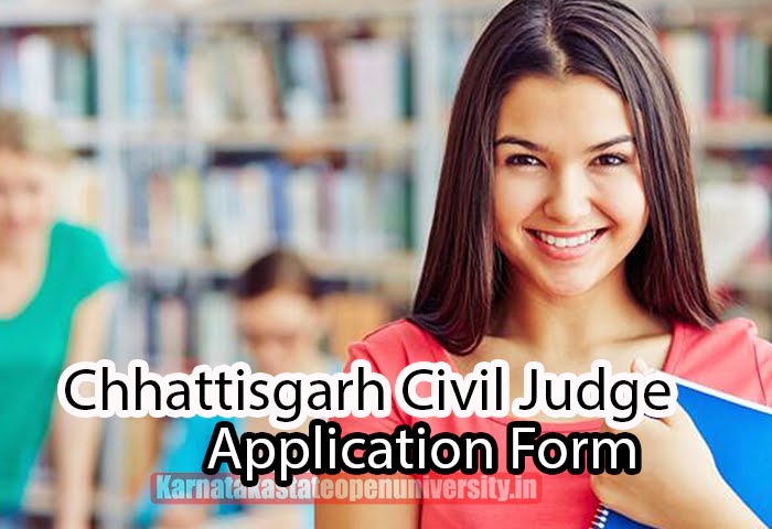Chhattisgarh Civil Judge application form