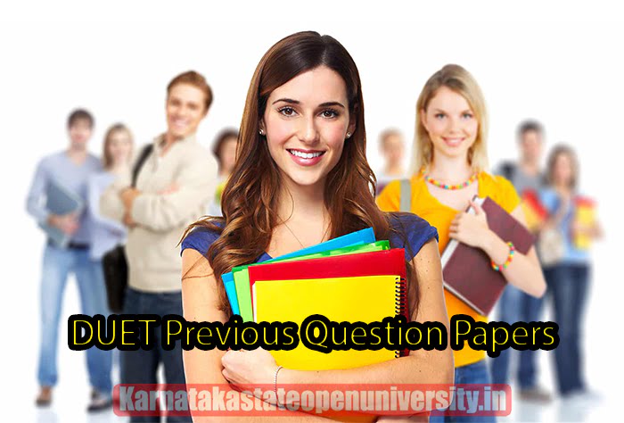 DUET Previous Question Papers