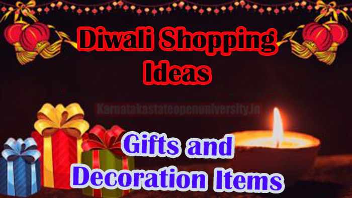 Diwali Shopping Ideas 