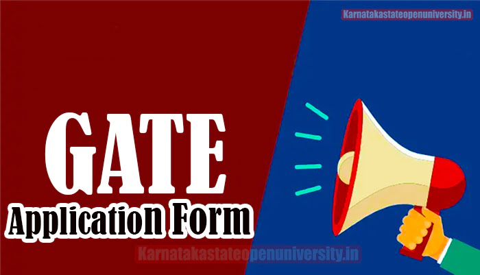 GATE application form