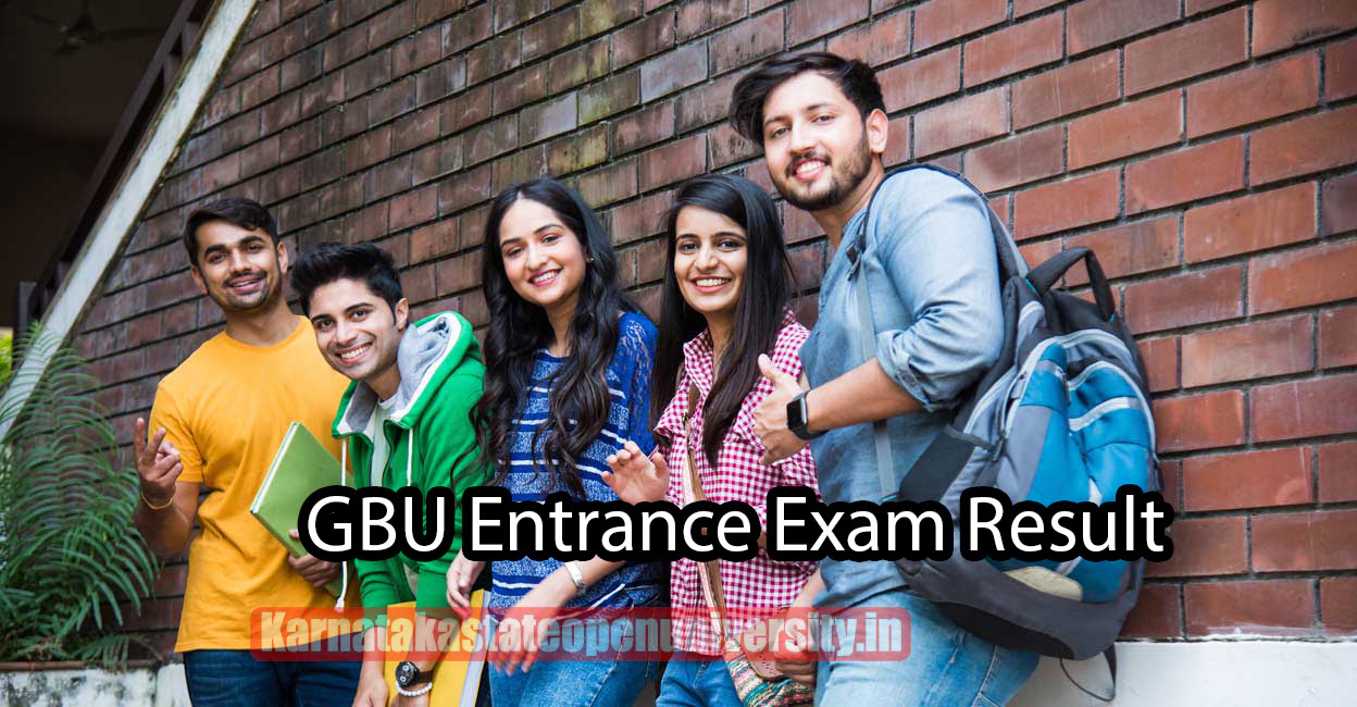 GBU Entrance Exam Result 2022