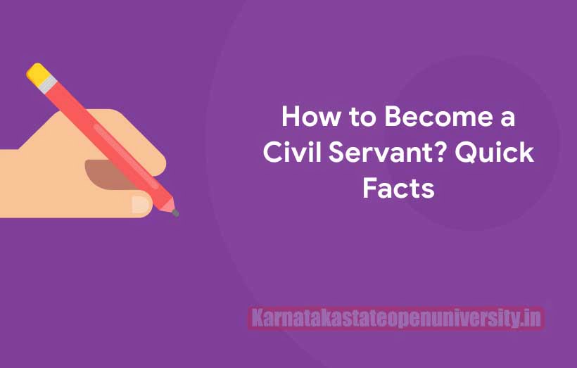 How To Become a Civil Servant?