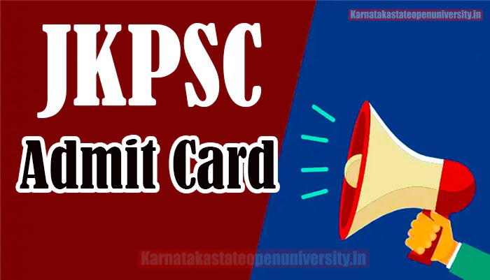 JKPSC admit card