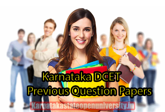 Karnataka DCET Previous Question Papers