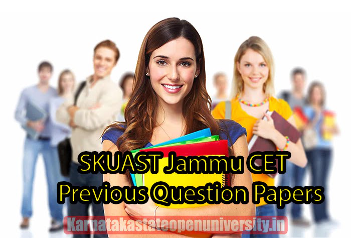 SKUAST Jammu CET Previous Question Papers