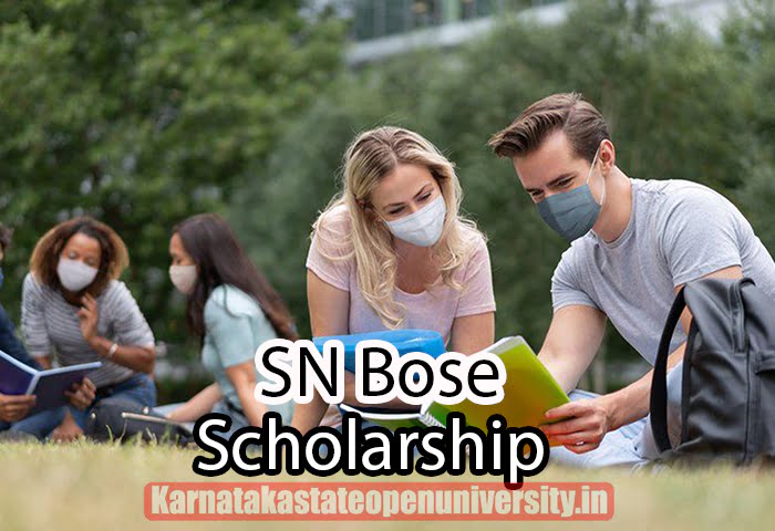 SN Bose scholarship