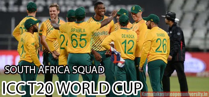 T20 World Cup South Africa Squad 2023