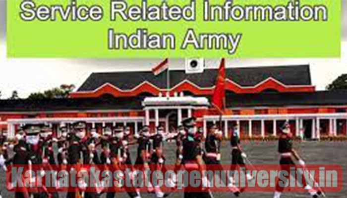 SSB for Indian Army Service Related Information