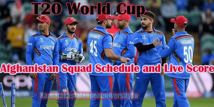 T20 World Cup Afghanistan 