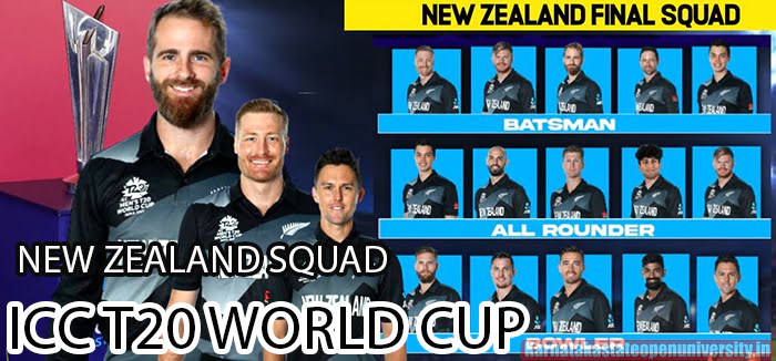 T20 World Cup New Zealand Squad