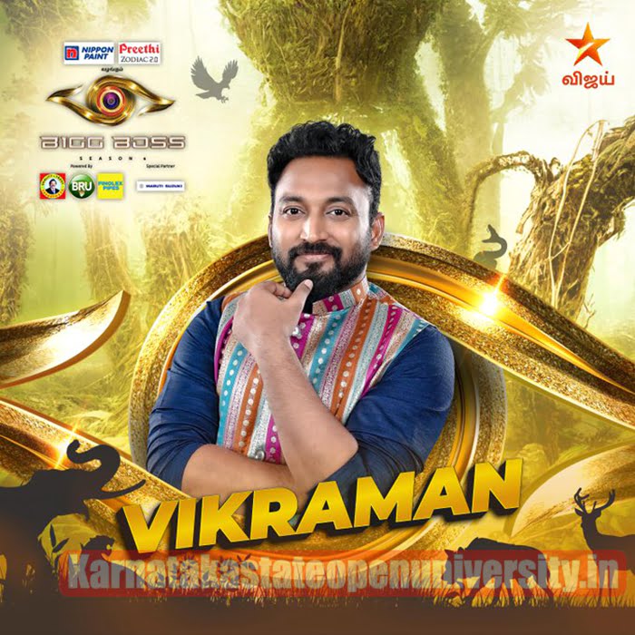 Vikraman bigg boss 6 tamil