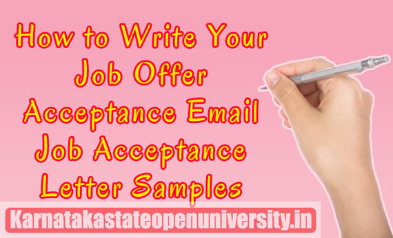 How To An Offer Letter Acceptance Mail