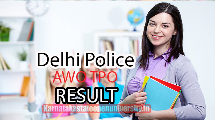 delhi police AWO TPO admit card
