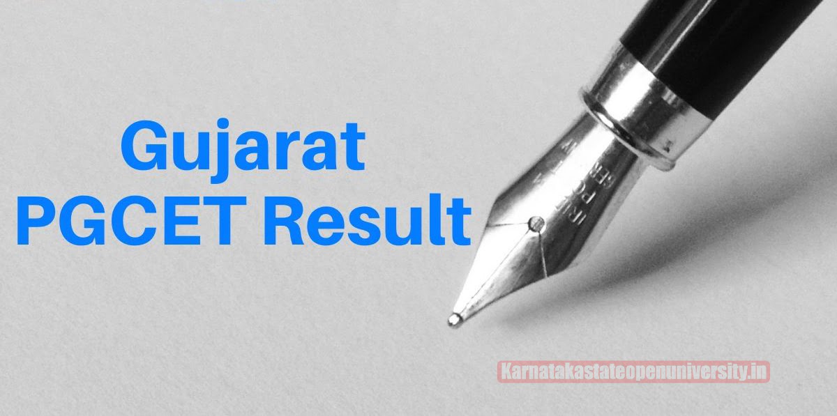 Gujarat PGCET Result 2022