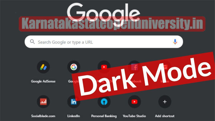 Turn On Dark Mode On Google Chrome