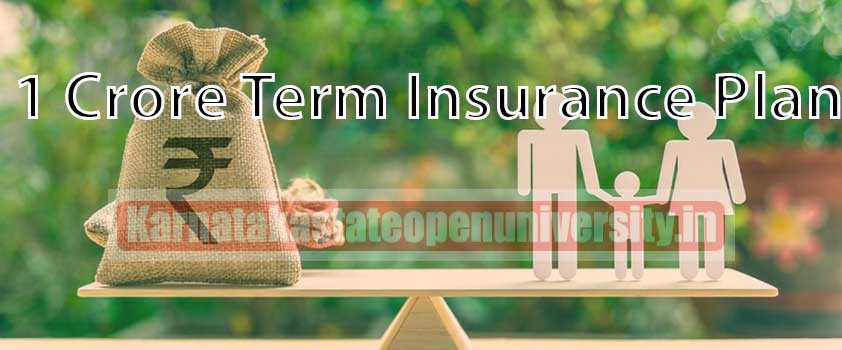 1 Crore Term Insurance Plan