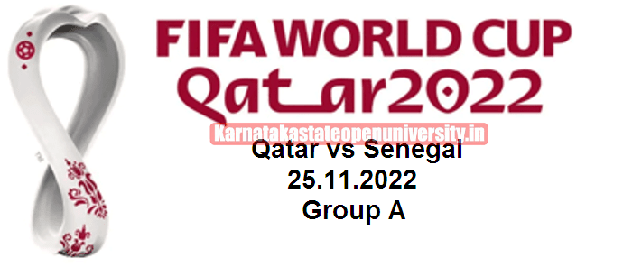 Qatar vs Senegal FIFA World Cup 2022