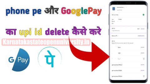 Delete UPI IDs in Phone Pay and Google Pay