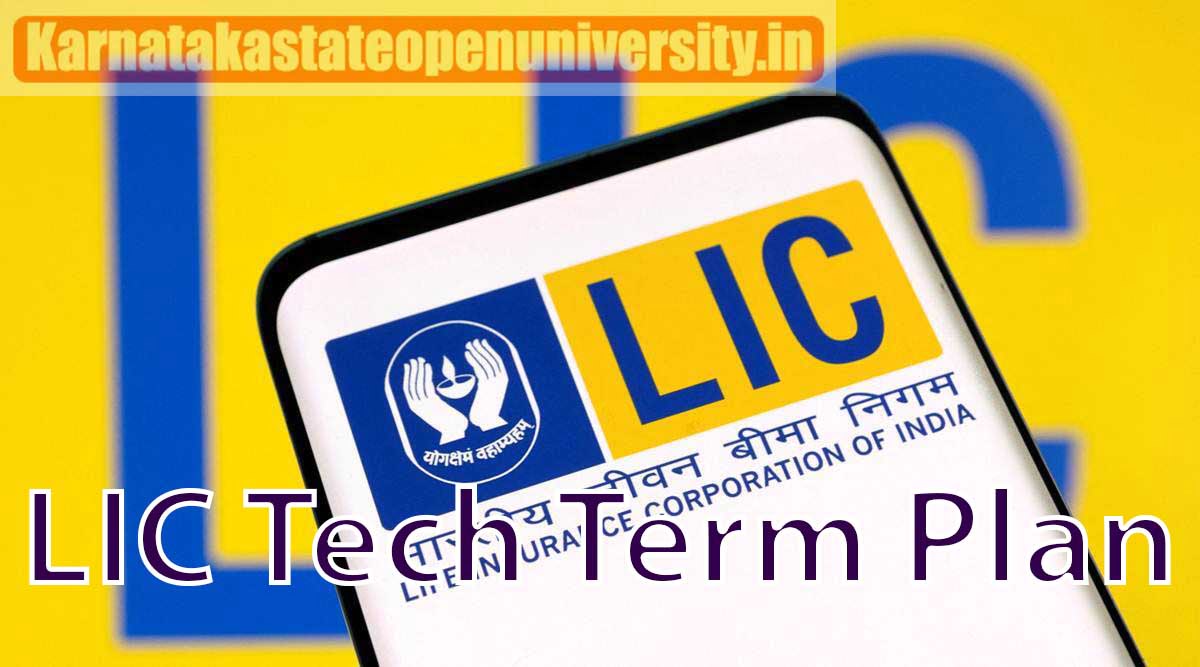 LIC Tech Term Plan
