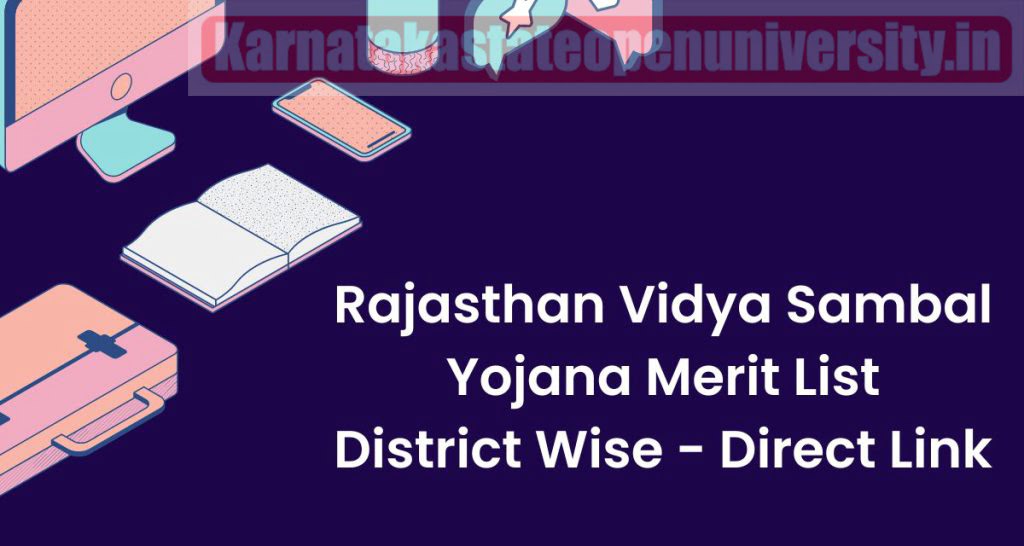 Rajasthan Vidya Sambal Yojana Merit list 2022