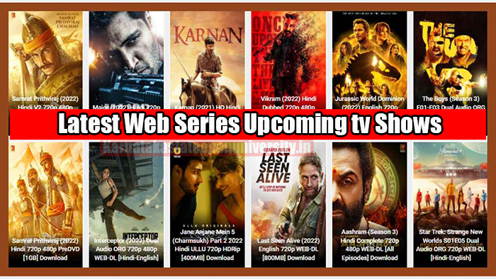 latest web series upcoming tv shows