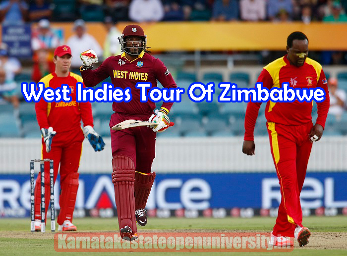 West Indies Tour Of Zimbabwe 