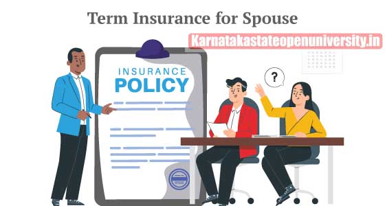 Spouse Term Insurance Plan