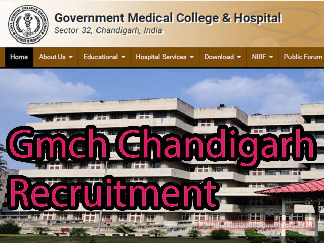 Gmch Chandigarh Recruitment 2023