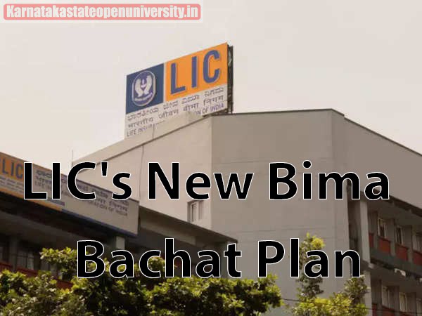 LIC's New Bima Bachat Plan