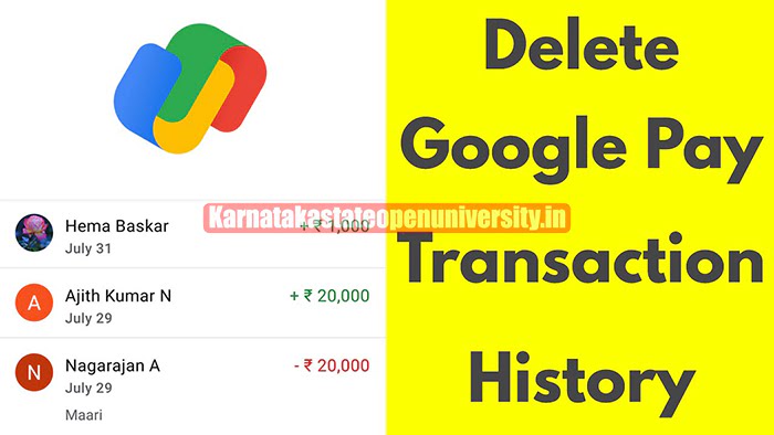 How to delete Google Pay transaction history permanently