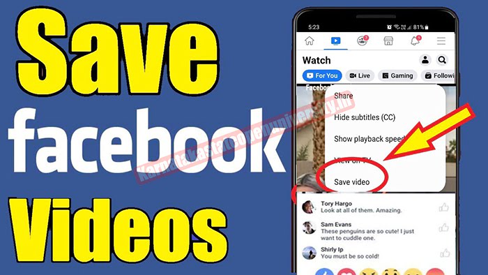 How to download Facebook videos without a third-party app