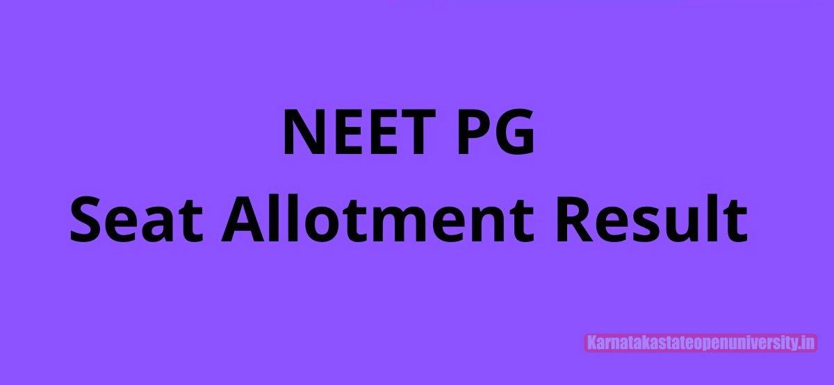 NEET PG Counseling Results 2022