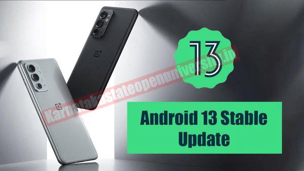 OnePlus 9RT receives Android 13 stable update in India