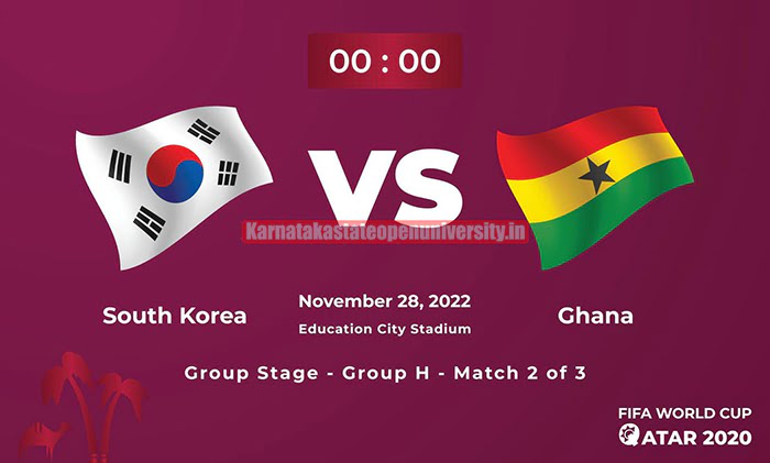 South Korea vs Ghana FIFA World Cup 2023