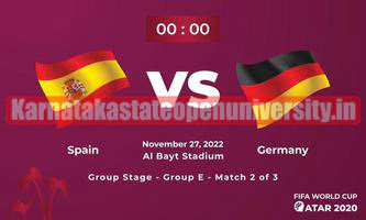 Spain vs Germany FIFA World Cup 2023