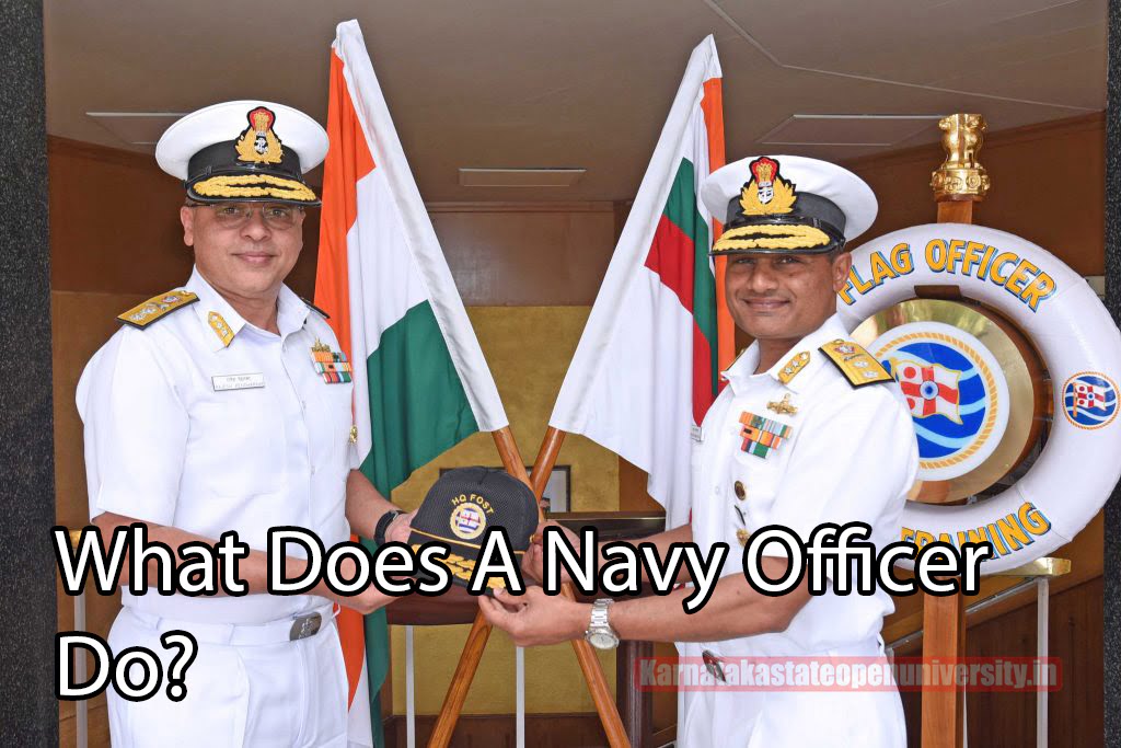 What Does A Navy Officer Do?
