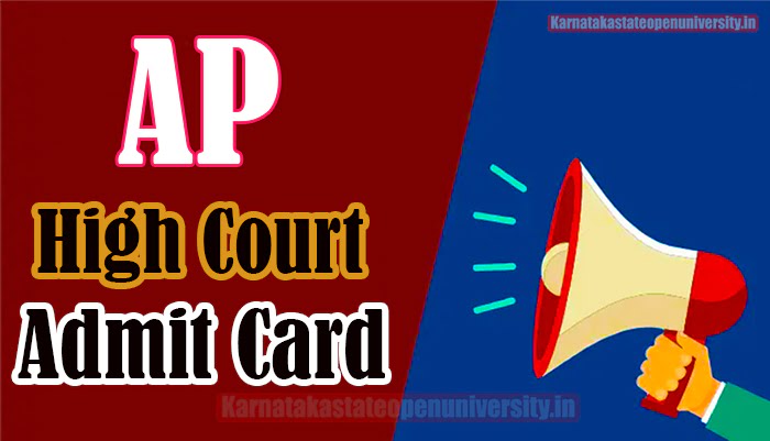 AP High Court Admit Card 2022