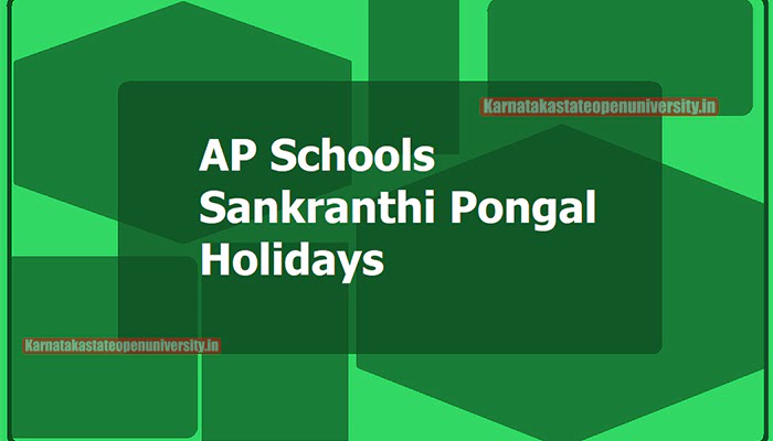 AP School Sankranthi Holidays