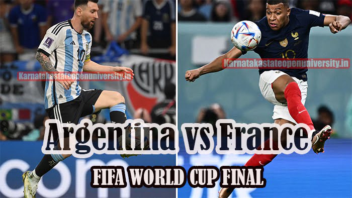 Argentina vs France FIFA WORLD CUP FINAL